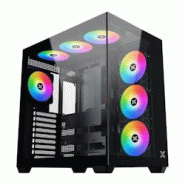 Boîtier Pc - Xigmatek - Aqua V Air - Cube - Atx - Verre Trempé - Argb - Noir - 4711409545820 Boîtier Pc - Xigmatek - Aqua V Air - Cube - Atx - Verre Trempé - Argb - Noir - 4711409545820