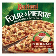 BUITONI FOUR À PIERRE PIZZA BOLOGNAISE 390 G BUITONI FOUR À PIERRE PIZZA BOLOGNAISE 390 G