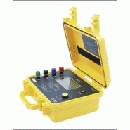CONTRÔLEUR DE TERRE ET DE RÉSISTIVITÉ 10MOHM À 2KOHM, 128HZ CONTRÔLEUR DE TERRE ET DE RÉSISTIVITÉ 10MOHM À 2KOHM, 128HZ