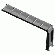 Convoyeur à rouleaux d'entrée / de sortie 2000 x 290 mm Metallkraft RB2000290 Convoyeur à rouleaux d'entrée / de sortie 2000 x 290 mm Metallkraft RB2000290