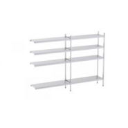 Distform Rayonnage en Acier Inoxydable d'Angle 2060 à 2960 mm 4 Niv P500 Acier inoxydable 2860x500x500x1800mm - 641094356576 Distform Rayonnage en Acier Inoxydable d'Angle 2060 à 2960 mm 4 Niv P500 Acier inoxydable 2860x500x500x1800mm - 641094356576