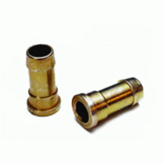 Embout à sertir métrique à fond plat avec écrou