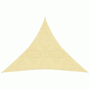 Helloshop26 - Voile toile d'ombrage parasol 160 g/m² PEHD 3 x 3 x 3 m beige 02_0008968 - beige 3000480782721