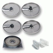Kit de disques et grilles professionnel pour coupe-légumes Gamma Compact - Set Asian pour restaurants de cuisine asiatique | Sammic - 1010484