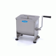 Mélangeur à viande manuel  ECO 10 L - 7,5 kg -  cuve fixe - axe unique, cuve fixe