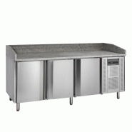 Meuble à pizza 3 portes PT1300 Inox TEFCOLD