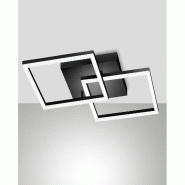 Plafonnier Led Moderne Bard 39W Noir 3394-22-101 Fabas Luce - noir 8019282545644
