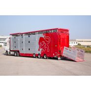 Rba31 - remorque bétaillère - carrozzeria pezzaioli - essieux jumelés fixes de 10000 kg