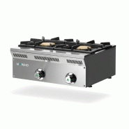 Réchaud à gaz avec 2 brûleurs - L 600 - P500 | Mainho - ELE62G