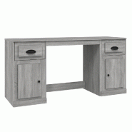 VidaXL Bureau avec armoire sonoma gris bois d'ingénierie Modèle Atlas Office Pro Ultra - 3185333