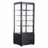 Vitrine réfrigérée de comptoir positive Noir 98L CUISTANCE