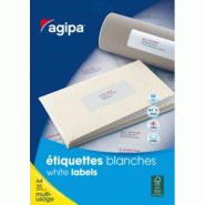 2100 étiquettes blanches multi-usage, format 46 x 11,1 mm (25 feuilles A4 / cdt) - 3270241026535