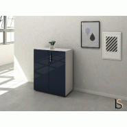 Armoire basse Luxury - Ofitres - Bleu_0