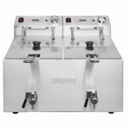 Friteuse électrique double - 2 x 8L 2,9kW avec minuterie | Buffalo - CU621