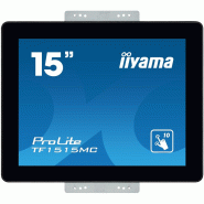 Iiyama ProLite TF1515MC-B2 écran plat de PC 38,1 cm (15") 1024 x 768 pixels XGA LED Écran tactile Noir Iiyama ProLite TF1515MC-B2 écran plat de PC 38,1 cm (15") 1024 x 768 pixels XGA LED Écran tactile Noir