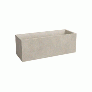 Jardinière Sydney PLASTIC plastique crème 80 cm ARTEVASI - beige plastique 5600442852998