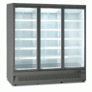 KLIMAITALIA Meuble congélation murale 3 portes, pas givre. Moteur axial du ventilateur régulateur électronique température. T° -18°C/-22°C. MR1