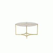Table basse ronde en verre Kivik Furniture Fashion - jaune 7350107088436 Table basse ronde en verre Kivik Furniture Fashion - jaune 7350107088436