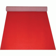 Tapis rouge 1x5m - Haute résistance - Classé au feu cfl-s1 - Polypropylène