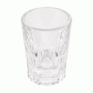 Verre à shot réutilisable polycarbonate transparent 5,5cl Ø5,5x7,5cm - par 12
