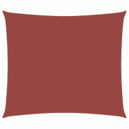 VidaXL Voile de parasol tissu oxford rectangulaire 2,5x3,5 m Modèle Jardin Sirocco - rouge 135371