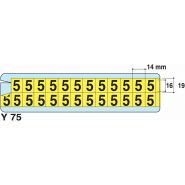 Y75a - lettres et chiffres adhésifs - signals - hauteur 16 mm