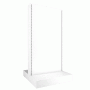 Gondole double face Alias L74xP74xH144,6cm - blanc mat