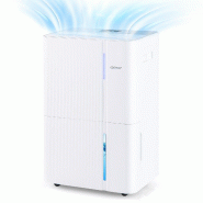 Helloshop26 - Déshumidificateur 40L/jour usage intérieur 34 x 25 x 52 cm silencieux avec indicateur tricolore en abs blanc 20_0017437 - blanc 300023