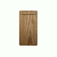 Hungry Club Porte Menu en bois à vis 10x21 « Le Petit Vissé » - Chêne - Bois massif PM-PV-1021-CH