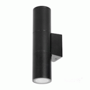 KOBI Applique murale cylindrique noir design éclairage Haut /Bas IP54 extérieur pour ampoule Gu10 - 5902201373721 KOBI Applique murale cylindrique noir design éclairage Haut /Bas IP54 extérieur pour ampoule Gu10 - 5902201373721