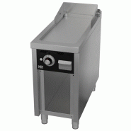 Plancha à gaz fry-top professionnelle sur placard ouvert 400x930x94... - PFT9004E