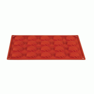 Plaque 20 mini-madeleines en silicone Formaflex | Pavoni - N939