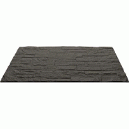 Set de 12 Panneaux Décoratifs en Pu Gris Ardoise 120x60x2,5 Cm - gris 104796