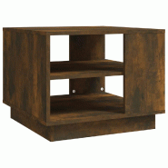 VidaXL Table basse chêne fumé 55x55x43 cm bois d'ingénierie Modèle Céleste Élite - 813086