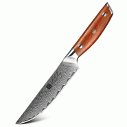 XinZuo - Couteau à steak Damas - Série B27 Yi - multicolore multi-matériau B27-NP