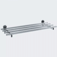 Étagère murale à 4 barres en inox largeur 400 mm (Longueur, mm: 1500 - Réf 805726-44)_0