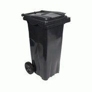 Conteneur poubelle Sulo - 120 litres - Gris anthracite - Fabrication française - 6 coloris disponibles Conteneur poubelle Sulo - 120 litres - Gris anthracite - Fabrication française - 6 coloris disponibles