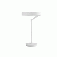 Criseide L Lampe De Table Blanche - Lume Led 30W Double Émission 1500Lm 3000K Push Dimmable En Aluminium Et Silicone - Gea Luce - blanc CRISEIDE L -