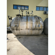 Cuve en acier inoxydable de 8500 litres, isolée chauffée - référence : c13547