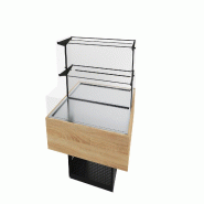 ITALCONCEPT L2G Ilot Promo Ls, Froid Ventile, Groupe Loge -1/+7°C, 1300 x 1200 x 1200mm - 3616350187871