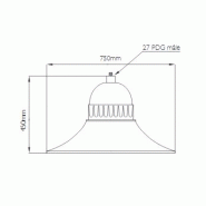 Luminaire d'éclairage public Bell / HID / 250 W / en aluminium