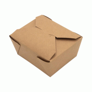 METRO PROFESSIONAL 50 Boîtes menu en kraft 780 ml - marron en carton 4337182241478