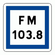 Panneau CE22 - Station radiodiffusion