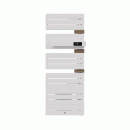 Sèche-serviettes connecté Allure 4 1750W Blanc mat/Chêne Mat à droite - Thermor - 483276_0