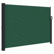 VidaXL Auvent latéral rétractable vert foncé 140x500 cm Modèle Ventura Balcon - vert 4004425