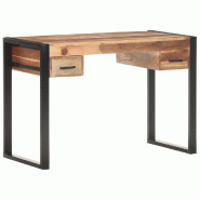 VidaXL Bureau 110x50x76 cm Bois solide Modèle Atlas Office Pro Prime - 321550
