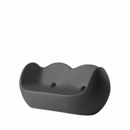 Canapé design in & out BLOSSY - gris éléphant