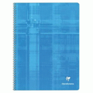 Clairefontaine Lot de 5 Cahier Metric 24x32, 180p./90 feuilles 90 g/m² reliure intégrale, Séyès - 3329680835106
