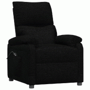 Fauteuil inclinable électrique Noir Tissu Modèle Gerlonora - 8720286936696
