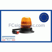 Gyrophare à LED THREESIXTY Medium Tall orange embase magnétique prise allume cigare classe 1 flash SIRAC 513TLM02 Gyrophare à LED THREESIXTY Medium Tall orange embase magnétique prise allume cigare classe 1 flash SIRAC 513TLM02